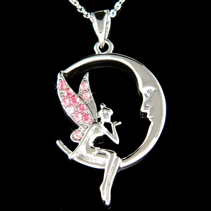 Swarovski Kristall Rosa Rose Fee Engel Flügel Mond Gesicht Frauen Halskette Jugendliche Schmuck 16.17.18.20.25.30 Geburtstag Weihnachtsgeschenke Swarovski Kristall Rosa Rose Fee Engel Flügel Mond Gesicht Frauen Halskette Jugendliche Schmuck 16.17.18.20.25.30 Geburtstag Weihnachtsgeschenke von Kashuen