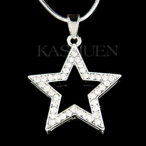 Swarovski Kristall Wunsch Twinkle Star Traum Braut Celestial Schmuck Halskette Weihnachten Bff 15.16.17.18.19.20 von Kashuen