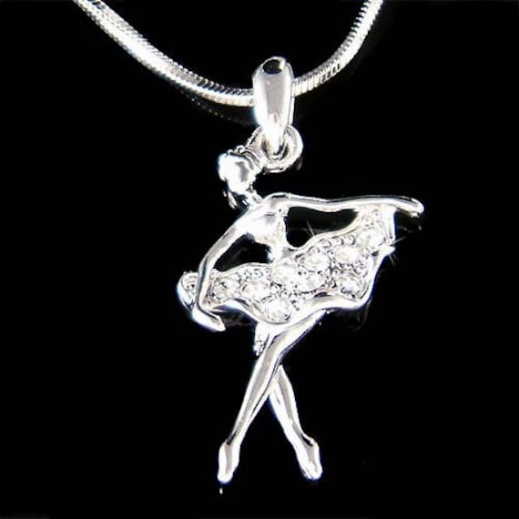 Swarovski Kristall Zierliche Ballerina Der Nussknacker Ballett Tänzerin Halskette Weihnachten Geburtstagsgeschenk Schwanensee Liebhaber Passen von Kashuen
