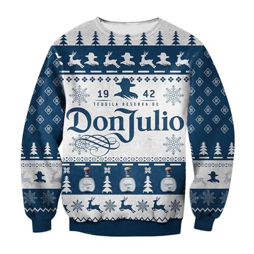 Bier Weihnachtspullover Herren Lustig Alkohol Weihnachtspulli Bier Pullover Hässlich Ugly Christmas Sweater Xmas Bier Weihnachts Pullover Hoodie Sweatshirt Damen Herren Weihnachtsoutfit von Kashyke