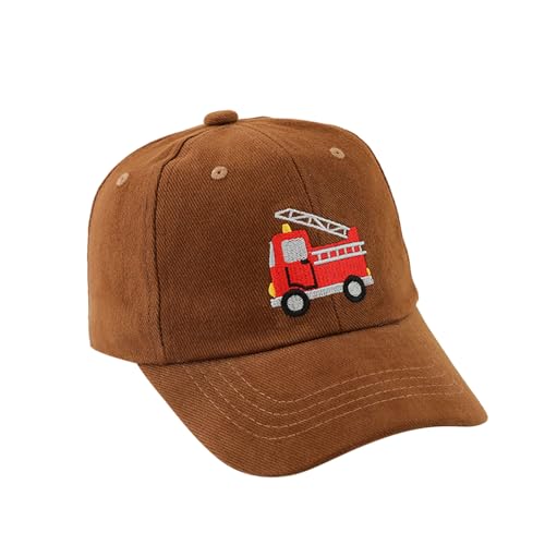 Trucker Cap Kinder Jungen Kappe Junge Basecap Jungs Traktor Caps Kleinkinder Sommer Trucker-Cap Bagger Feuerwehrauto Cap Kids Mädchen Baseballcap Cappy Sommerhut ab 2 3 4 5 6 Jahre von Kashyke