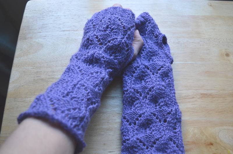 Lace Knit Fingerlose Handschuhe Wollmischung Handschuhe Lace Knit Fingerlose Handschuhe Wollmischung Handschuhe von KasiasGiftShop