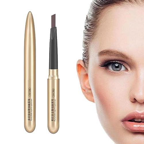 Augenbrauenstifte | Wasserfester Augenbrauenstift Golden Sculpture | Long Lasting Augenbrauenstift mit dreieckiger Spitze, Augenbrauen-Make-up für natürliche Augenbrauen von Kasmole