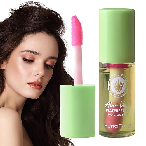 Farbwechselnder Lippenbalsam, Lippenglanzöl, Pflegender Glitzer-Lipgloss, feuchtigkeitsspendender Lipgloss, Geschenk für Mädchen und Frauen Kasmole von Kasmole