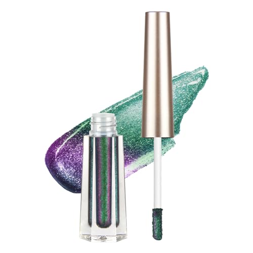 Flüssiger Glitzer-Lidschatten | Makeup Liquid Multichrome Glitzer-Lidschatten - MultiChrome Lidschatten-Glitzer, flüssiger Lidschatten für Frauen und Mädchen Kasmole von Kasmole