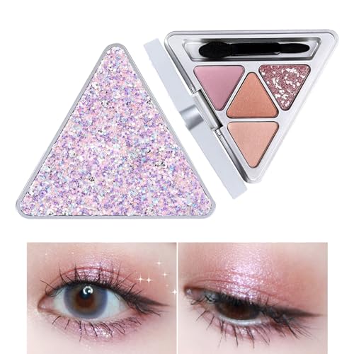 Lidschatten-Palette Make-up | Lebendige Farben, Schattierungen, Kosmetik - Pigment-Lidschatten-Palette, mischbare Make-up-Palette – wasserfeste Lidschatten-Palette, glitzernde Make-up-Palette Kasmole von Kasmole