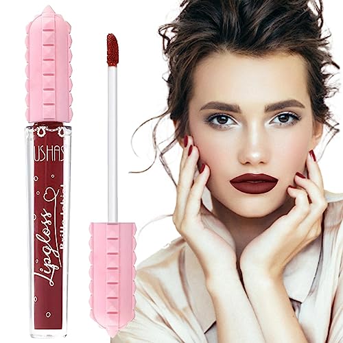 Lippentönung,Lip Cosmetic Velvet Lippenstift - Lippenkosmetik, samtmatte Lippenstifte – feuchtigkeitsspendender, leichter, langlebiger, roter, wischfester Lippenfarbton für Frauen und Mädchen Kasmole von Kasmole