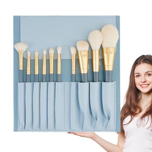 Make-up-Pinsel-Set, Make-up-Pinsel-Set - 10X Make-up-Pinsel-Set | Damen-Schönheitspinsel, Gesichtspinsel, professionelle Kosmetikwerkzeuge mit weichen Borsten, Reise-Make-up-Pinsel-Sets mit von Kasmole