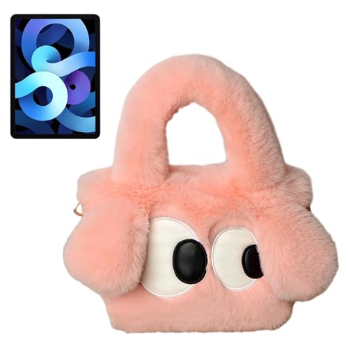 Plüsch-Einkaufstasche, Plüsch-Umhängetasche | Weiche Clutch-Geldbörse | Tragbare Münztasche, Mode-Shopping-Dating-Tasche, leichte Geldbörse für Frauen und Mädchen von Kasmole