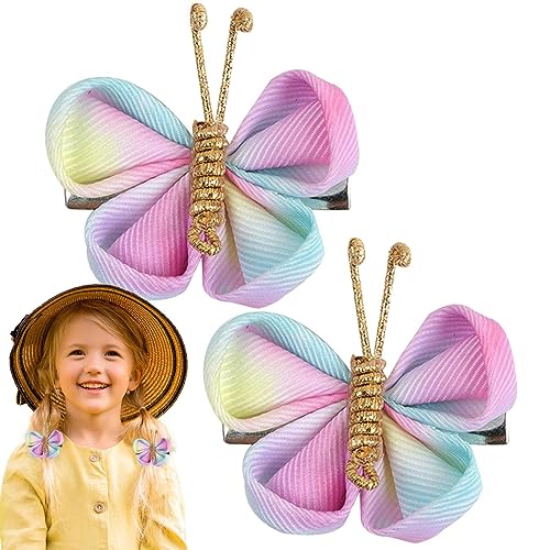Schmetterlings-Haarspangen | Haarspangen Schmetterlinge Haarspangen – Schmetterlinge Haarspangen Haarschmuck Mädchen für Festival Ball Reise Kasmole von Kasmole