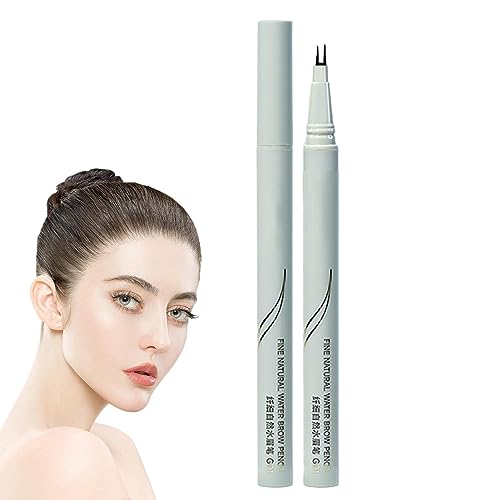 Stift mit doppelter Spitze für den unteren Wimpernbereich | Ultrafeiner Eyeliner | Wischfester flüssiger Eyeliner, glatter, schnell trocknender, langlebiger, langlebiger Augenstift, mit dem Kasmole von Kasmole