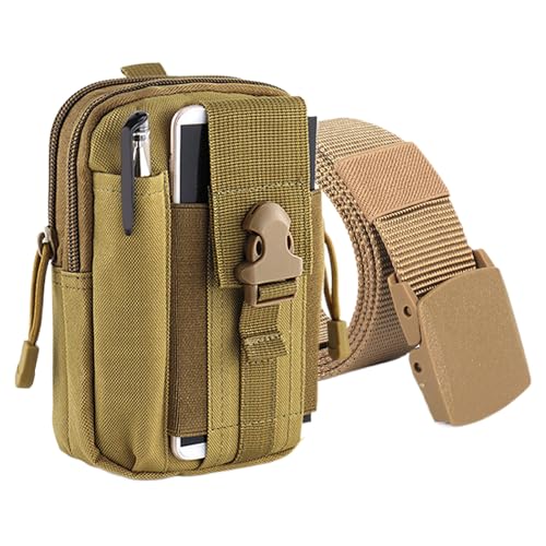 Wander Bauchtasche - Wasserfester Hüftgurt Mit Handyhalterung | wasserdichte Große Fassungsvermögen Handyhülle Geldbörse Tasche Gadget Halter Mit Gürtel Für Damen Herren von Kasmole