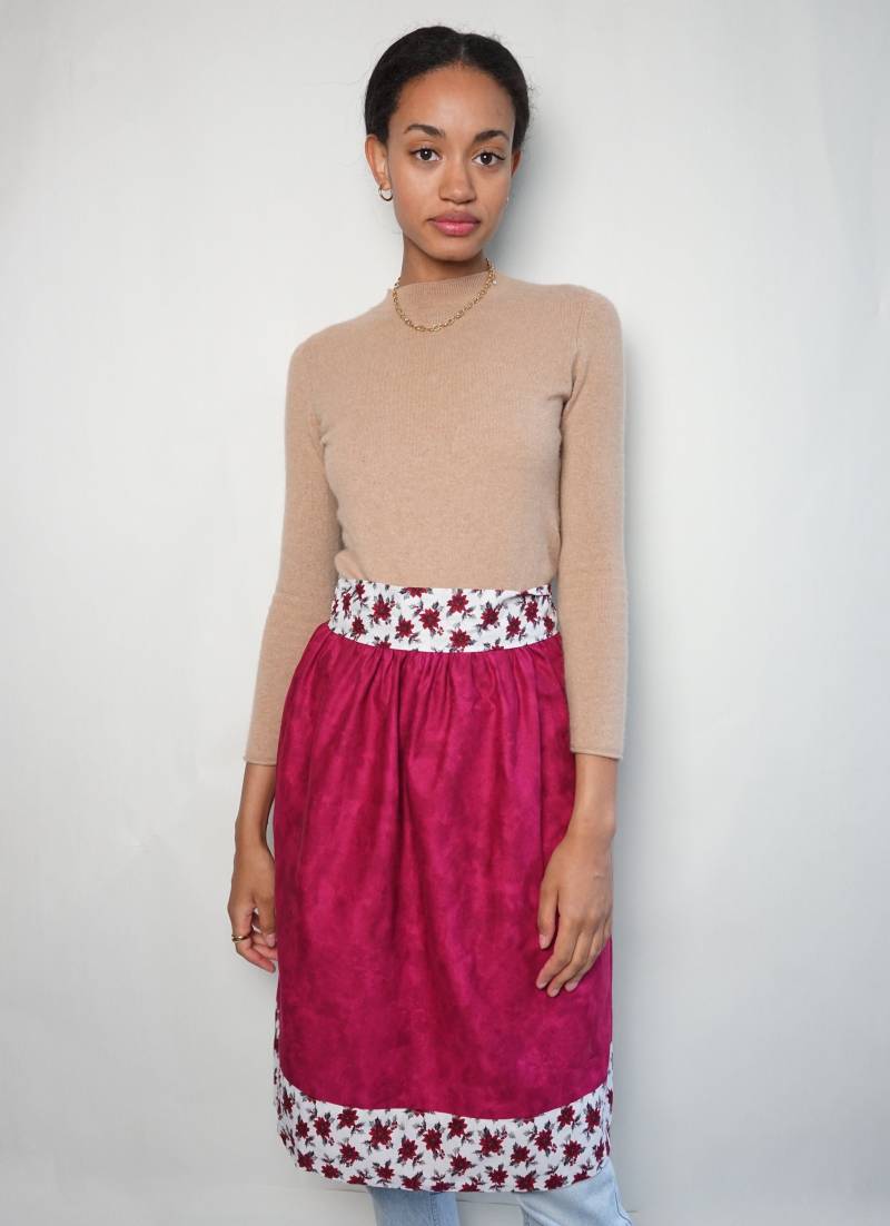 Reversible Floral Halbschürze - Erwachsene | Universalgröße von KasomaDesigns