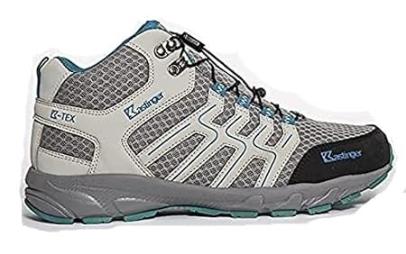 Kastinger Aigun KX Damen Mid Cut Trailrunner wasserdicht Wanderschuh Schnellschnürung lt.Grey (39) von Kastinger