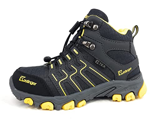 Kastinger Farrer Hi II Kinderschuhe Burschen Schnürstiefel Stiefel Grau Freizeit, Schuhgröße:35 EU von Kastinger