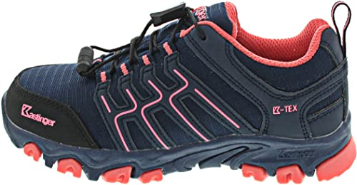 Kastinger Farrer II,Jungen,Mädchen,Outdoor-Halbschuh, K-TEX® Membran,wasserdicht,atmungsaktiv,Schnellschnürung,Profilsohle,Navy,36 von Kastinger