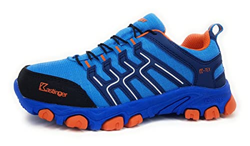 Kastinger Farrer II Kinderschuhe Burschen Halbschuhe Wasserdicht Sneaker Blau Freizeit, Schuhgröße:32 EU von Kastinger