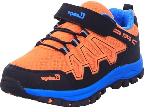 Kastinger Jungen Unisex Kinder FSK-FERLACHER Low EV KTX Wanderschuh, Flame/Sky, 28 EU von Kastinger