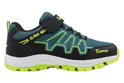Kastinger Jungen Unisex Kinder FSK-FERLACHER Low EV KTX Wanderschuh, Ocean/Lime, 28 EU von Kastinger