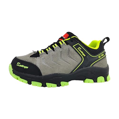 Kastinger Kinder Trekking Outdoorschuhe MATAR Farbe Grau Leder Größe 34 EU von Kastinger