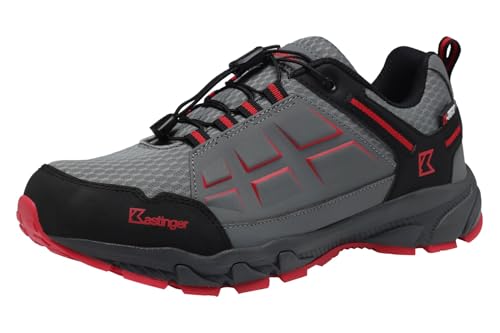 Kastinger Unisex KOMPAR Low KTX Wanderschuh, Steel Grey/Fiery red, 42 EU von Kastinger