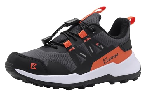 Kastinger Unisex Kinder Foiskar Low Ktx Wanderschuh, Raven Flame, 34 EU von Kastinger