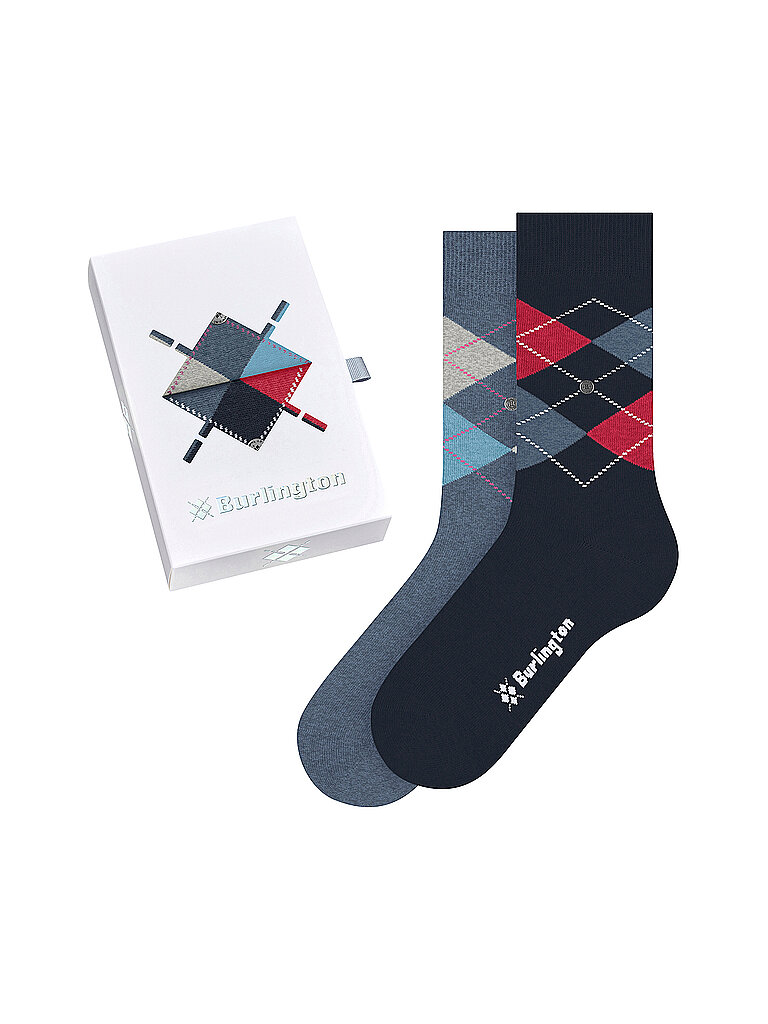 BURLINGTON Damen Socken 2er Pkg. BASIC GIFT BOX 36-41 sortiment blau BURLINGTON Damen Socken 2er Pkg. BASIC GIFT BOX 36-41 sortiment blau von Kastner & Öhler DE/AT