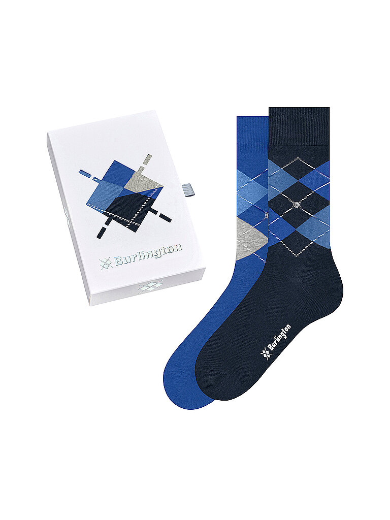 BURLINGTON Herren Socken Geschenkebox 2er Pkg 40-46 sortiment blau BURLINGTON Herren Socken Geschenkebox 2er Pkg 40-46 sortiment blau von Kastner & Öhler DE/AT
