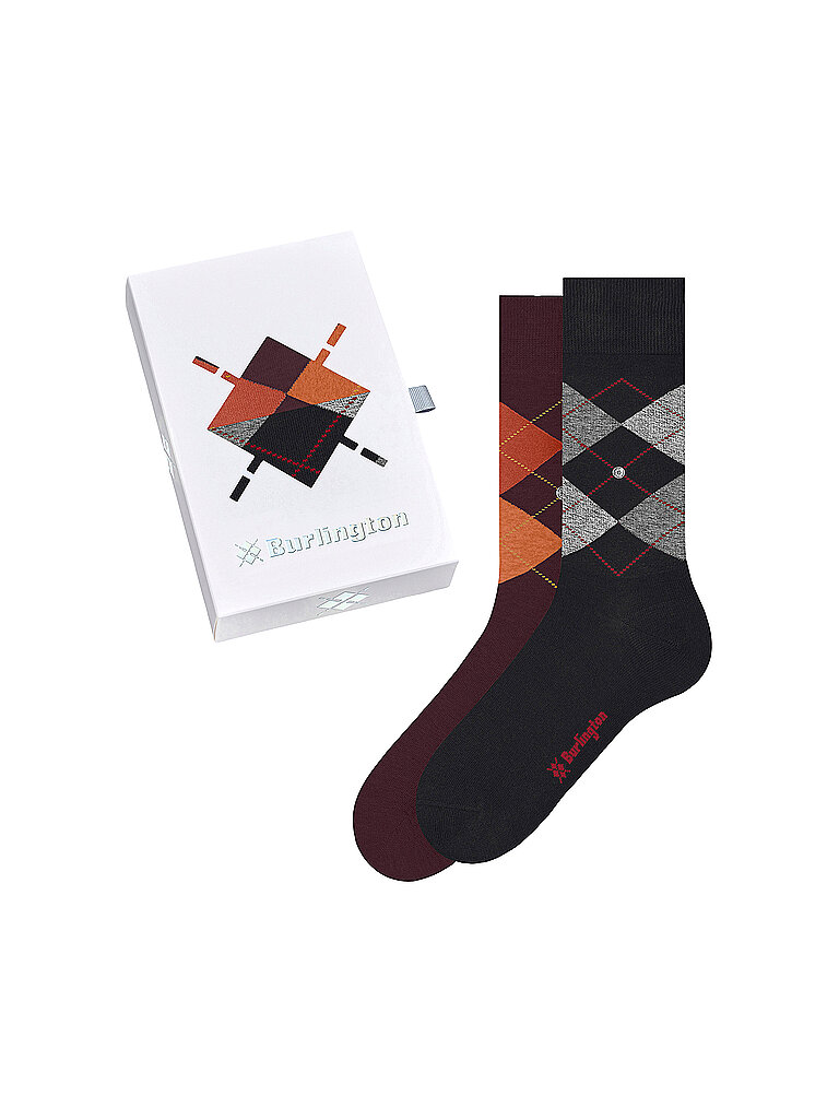 BURLINGTON Herren Socken Geschenkebox 2er Pkg 40-46 sortiment dunkelrot BURLINGTON Herren Socken Geschenkebox 2er Pkg 40-46 sortiment dunkelrot von Kastner & Öhler DE/AT