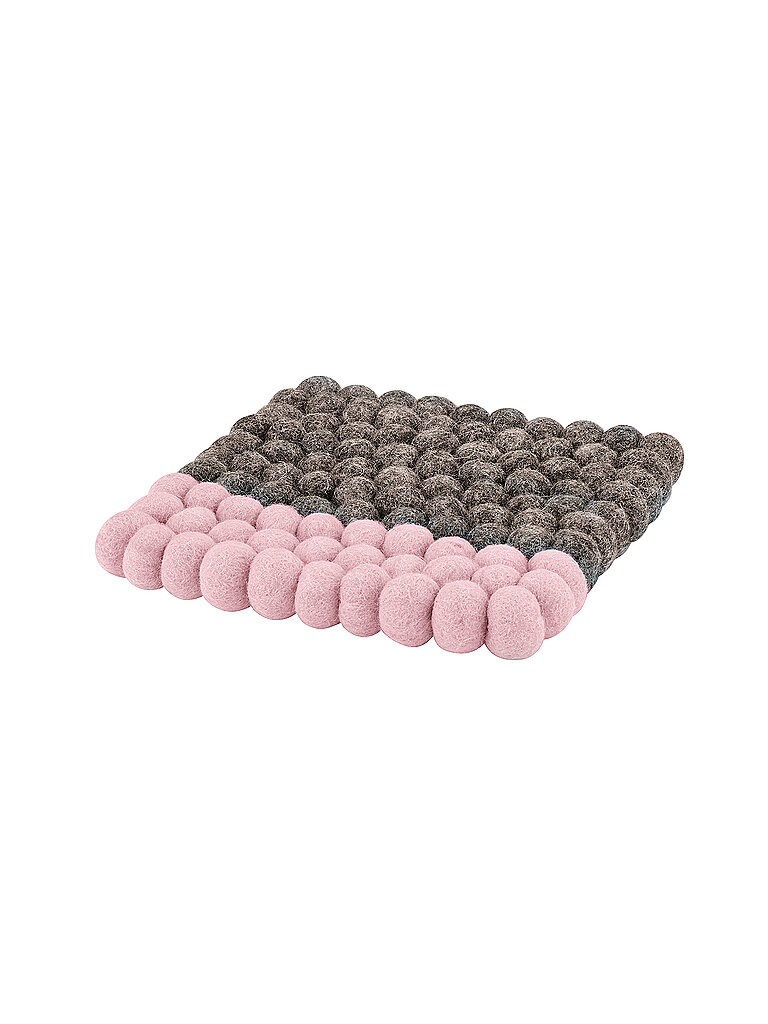 CILIO Untersetzer LANA DUE Wolle Braun-Rosa rosa von Kastner & Öhler DE/AT