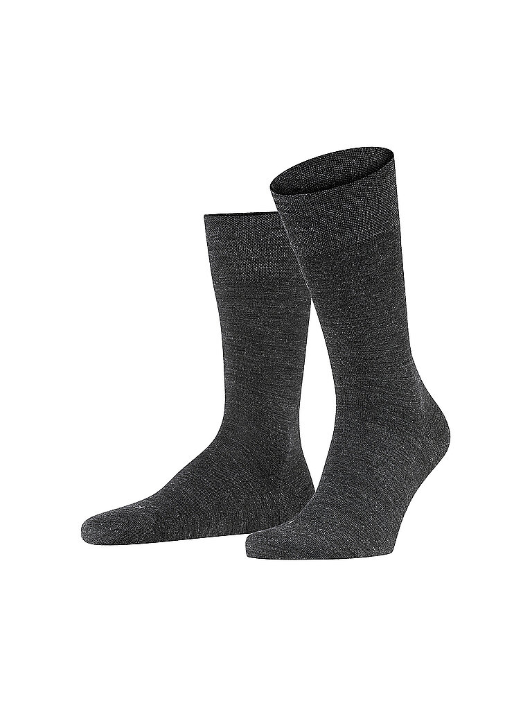 FALKE Herren Socken Sensitive Berlin anthra.mel grau | 39-42 von Kastner & Öhler DE/AT