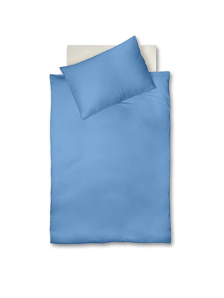 FLEURESSE Satin Bettwäsche ROYAL UNI 70x90cm / 140x200cm Blau hellblau von Kastner & Öhler DE/AT