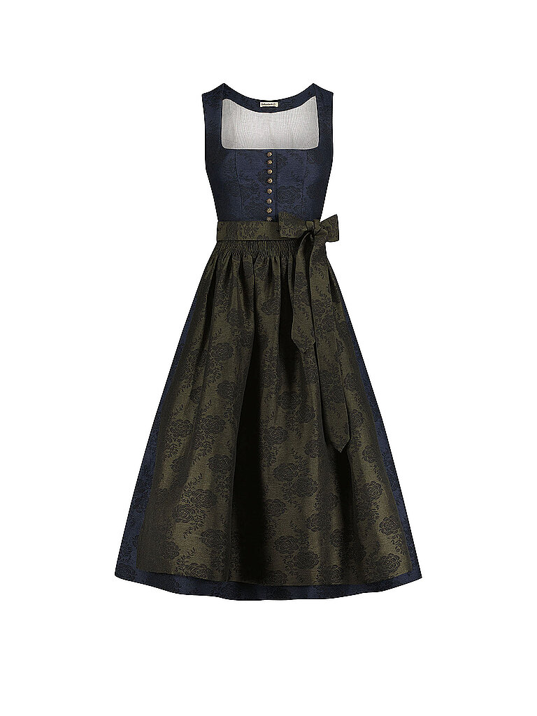 GOTTSEIDANK Dirndl MONIKA 80cm dunkelblau | 44 von Kastner & Öhler DE/AT