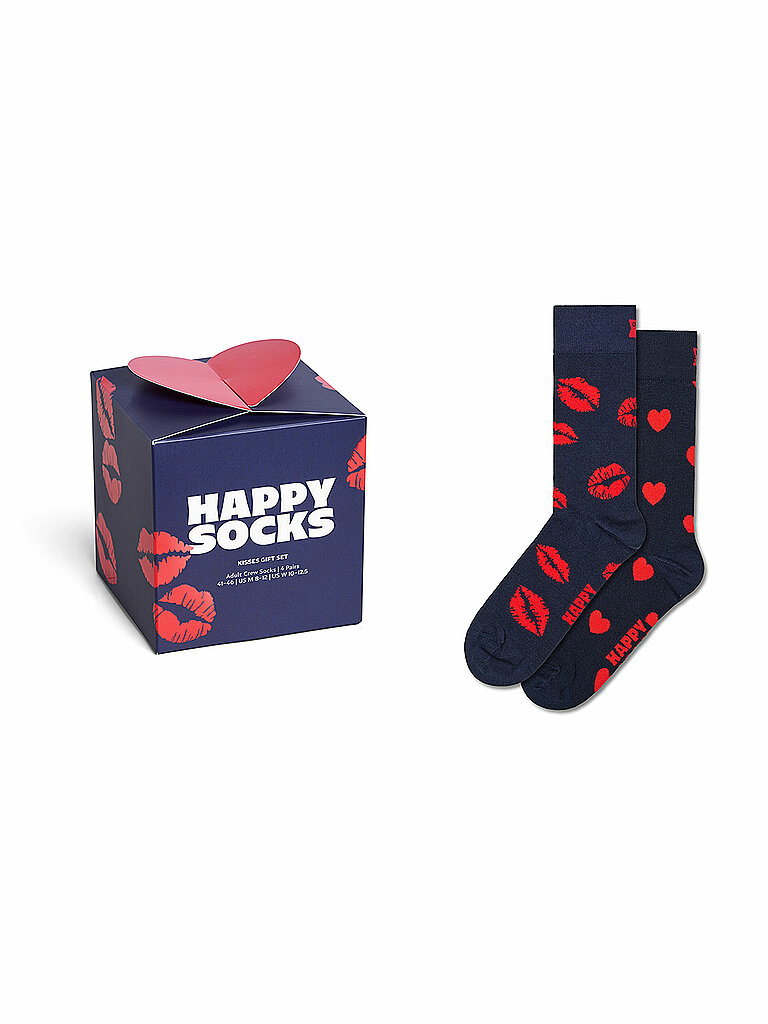 HAPPY SOCKS Damen Geschenkset 2er Pkg. VALENTINES 36-40 blue dunkelblau von Kastner & Öhler DE/AT
