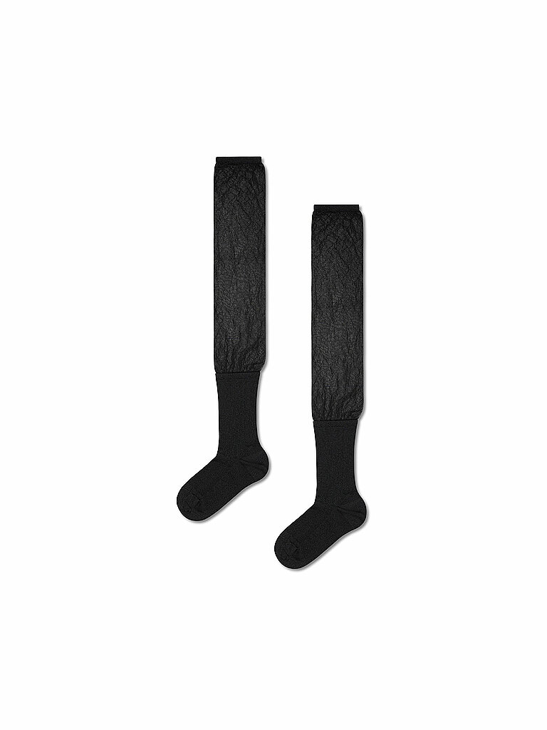 HAPPY SOCKS Damen Kniestrümpfe SOLID SHEER 36-40 black schwarz von Kastner & Öhler DE/AT