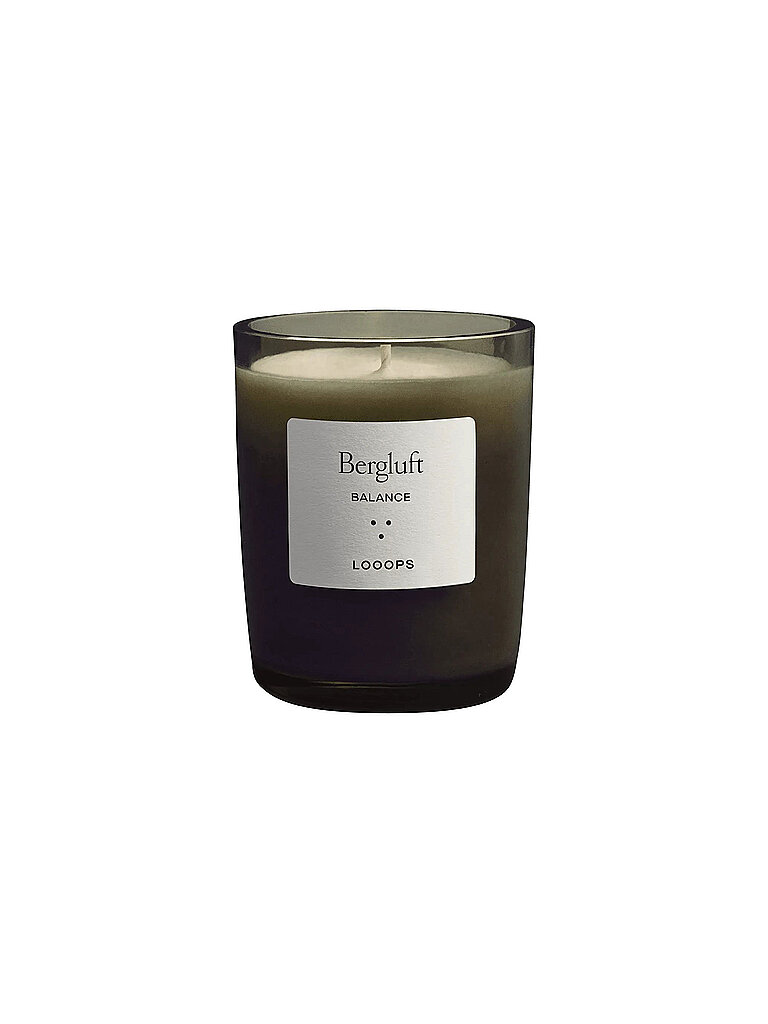 LOOOPS Duftkerze 75g BERGLUFT  dunkelgrün von Kastner & Öhler DE/AT