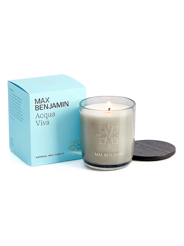 MAX BENJAMIN Duftkerze CLASSIC COLLECTION 210g Acqua Viva hellblau von Kastner & Öhler DE/AT