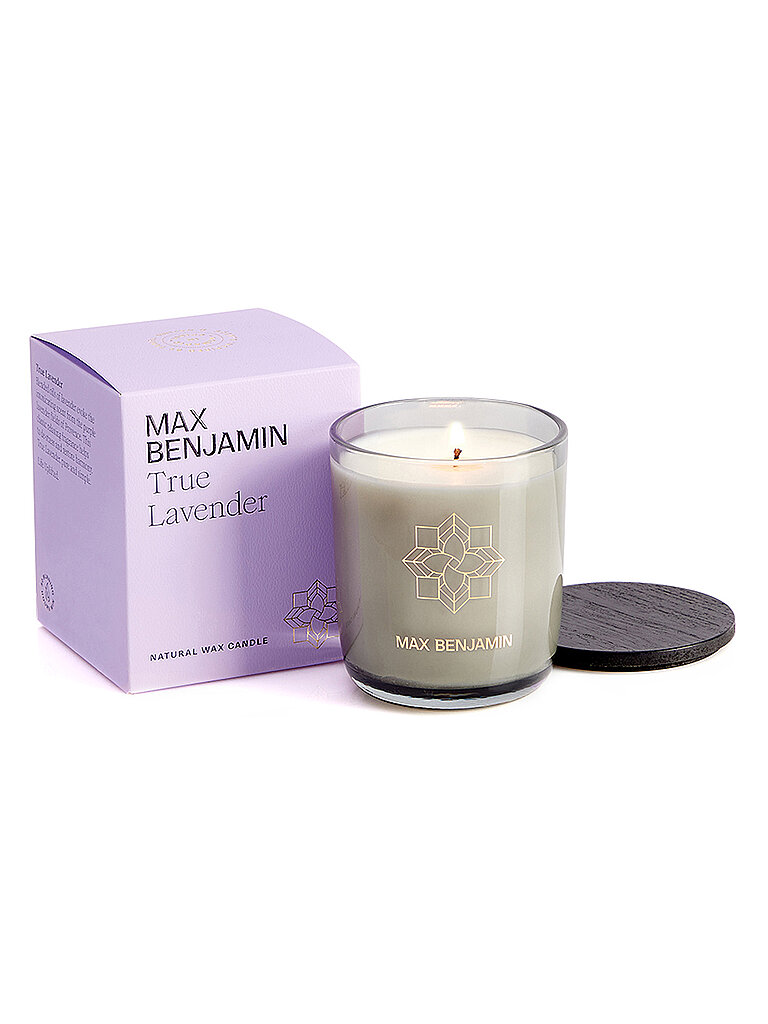 MAX BENJAMIN Duftkerze CLASSIC COLLECTION 210g True Lavender lila von Kastner & Öhler DE/AT