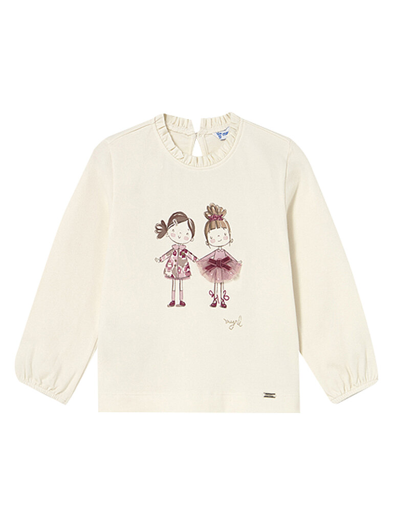 MAYORAL Baby Mädchen Langarmshirt creme | 92 von Kastner & Öhler DE/AT