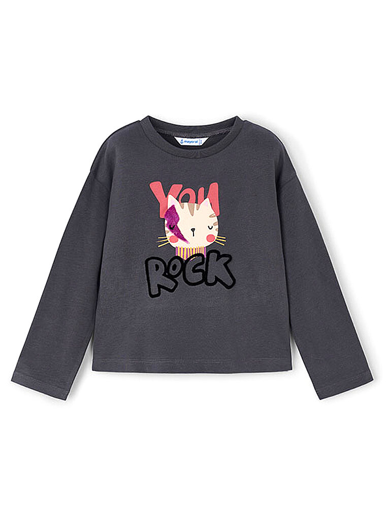 MAYORAL Mädchen Langarmshirt  grau | 110 von Kastner & Öhler DE/AT