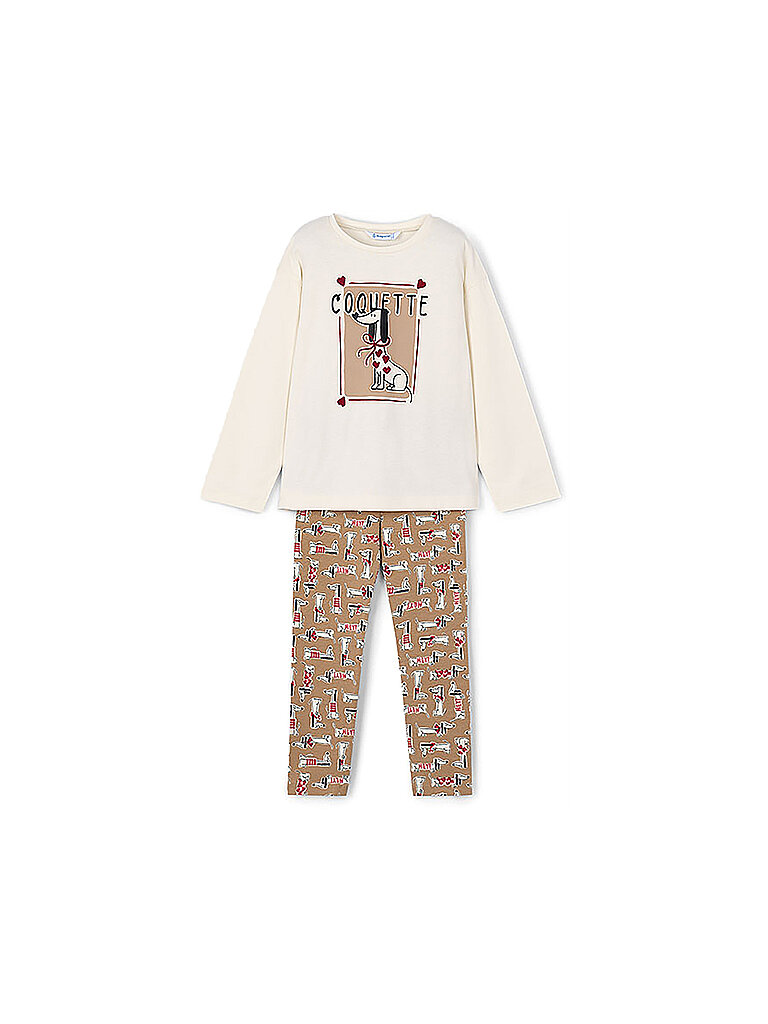 MAYORAL Mädchen Set 2-teilig Langarmshirt und Leggings weiss | 92 MAYORAL Mädchen Set 2-teilig Langarmshirt und Leggings weiss | 92 von Kastner & Öhler DE/AT
