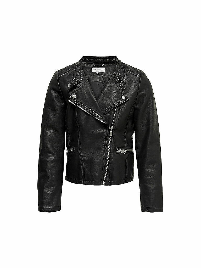 ONLY Mädchen Bikerjacke in Lederoptik KONFREYA schwarz | 164 von Kastner & Öhler DE/AT