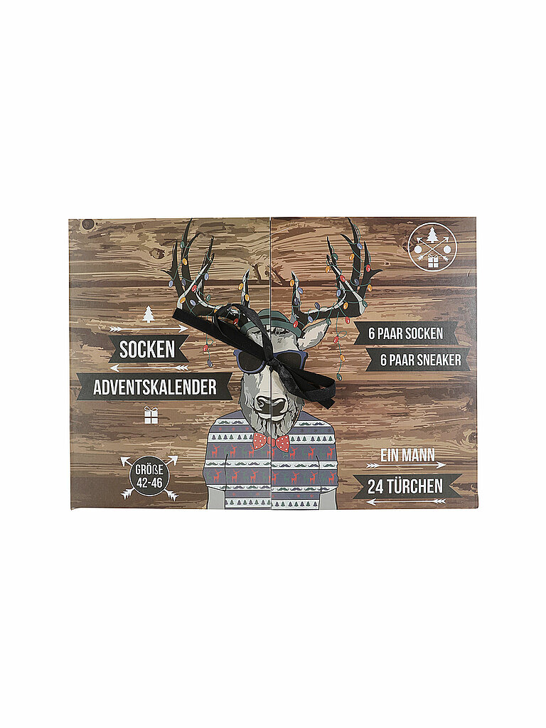 SOCKSWEAR Herren Socken Adventskalender bunt bunt von Kastner & Öhler DE/AT