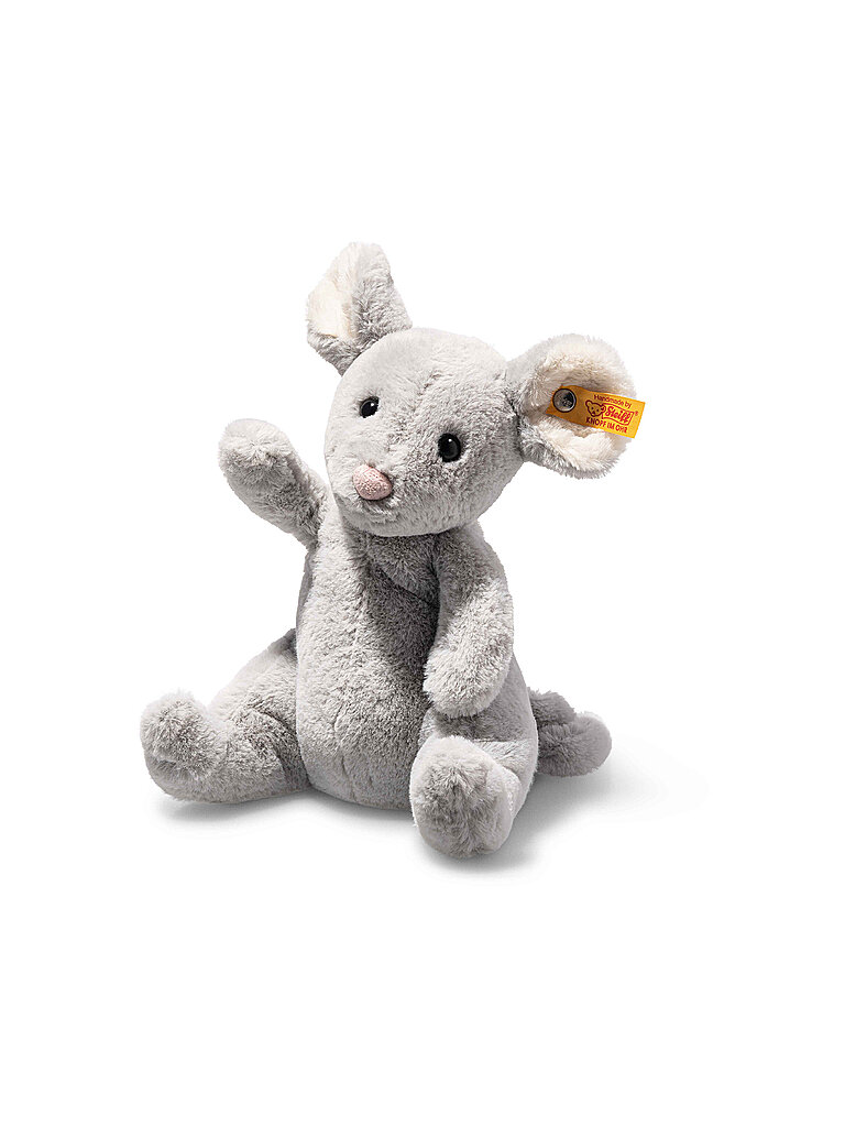 STEIFF Plüschtier CHEESY MAUS 19cm sitzend  hellgrau von Kastner & Öhler DE/AT