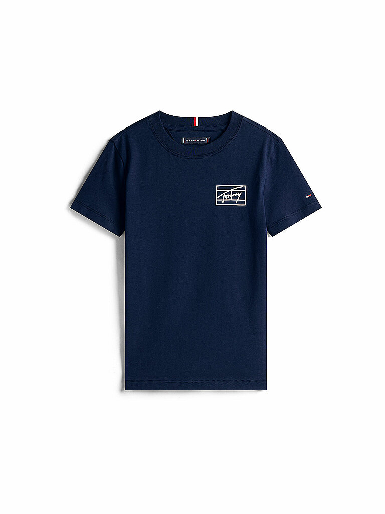 TOMMY HILFIGER Jungen T-Shirt dunkelblau | 140 von Kastner & Öhler DE/AT