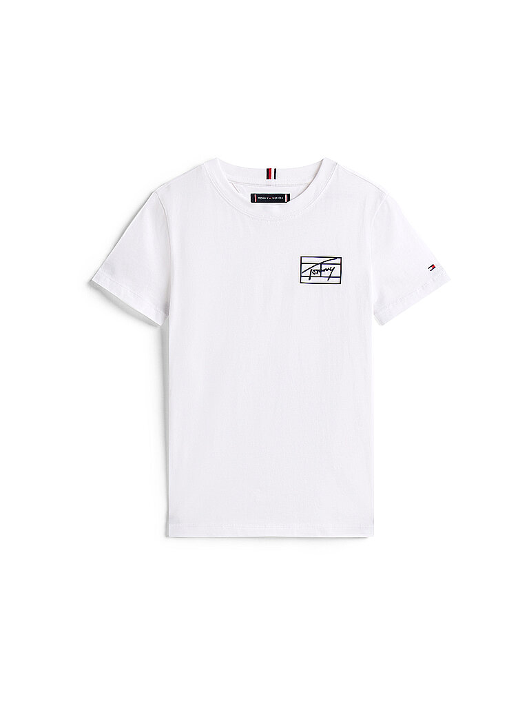 TOMMY HILFIGER Jungen T-Shirt weiss | 176 von Kastner & Öhler DE/AT