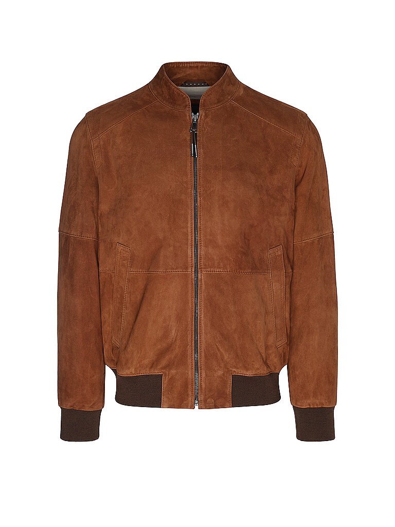 WINDSOR Lederjacke BORELLO orange | 56 von Kastner & Öhler DE/AT
