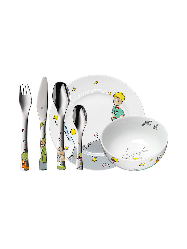 WMF Kinder Besteck 6-teilig Der kleine Prinz Crogargan / Bunt bunt von Kastner & Öhler DE/AT