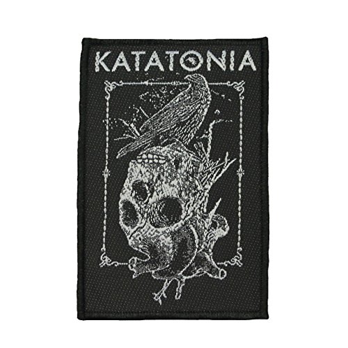 KATATONIA CROW SKULL Patch/ Aufnäher von Katatonia