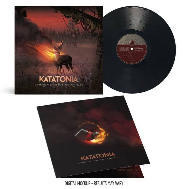 Katatonia Nighmares as extensions of the walking state LP multicolor von Katatonia